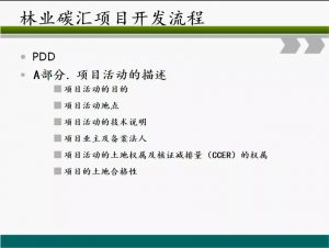 信樹碳匯-林業碳匯項目開發流程及案例